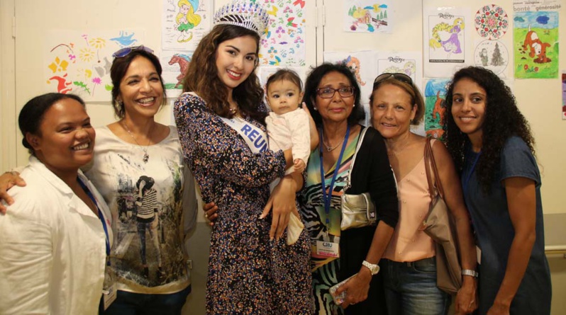Ambre N'guyen au 35ème anniversaire du CHU