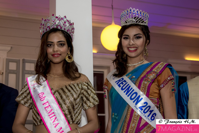 Miss India à La Réunion, accueillie par Ambre N'guyen
