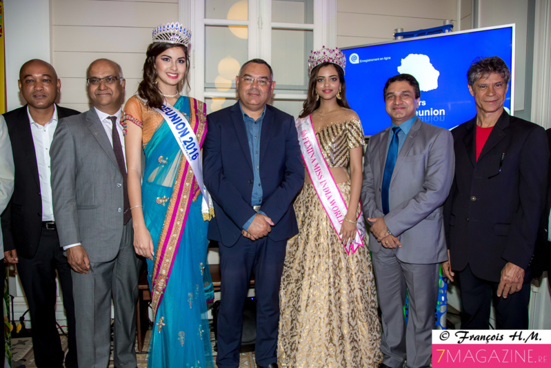 Miss India à La Réunion, accueillie par Ambre N'guyen