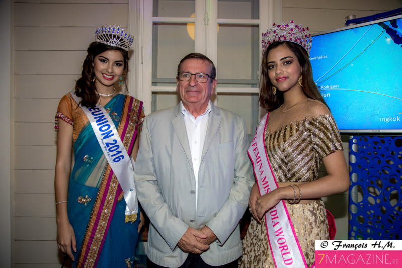 Miss India à La Réunion, accueillie par Ambre N'guyen