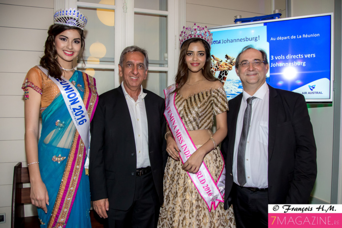 Miss India à La Réunion, accueillie par Ambre N'guyen