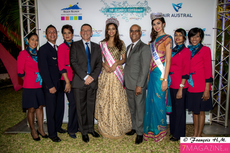 Miss India à La Réunion, accueillie par Ambre N'guyen
