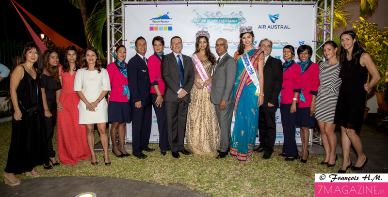 Miss India à La Réunion, accueillie par Ambre N'guyen