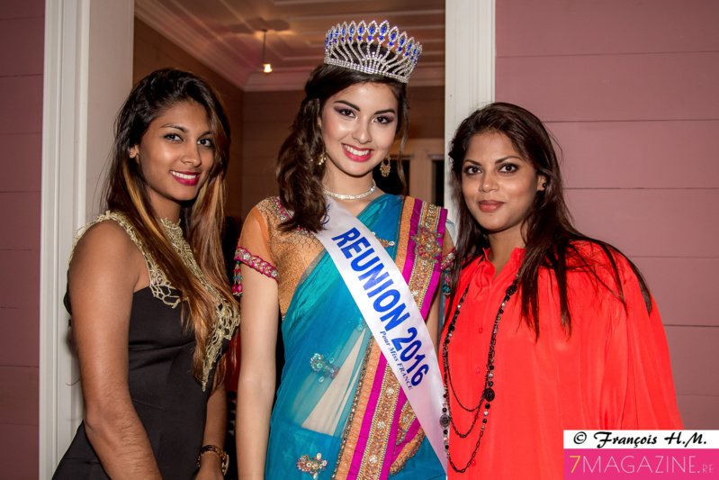 Miss India à La Réunion, accueillie par Ambre N'guyen