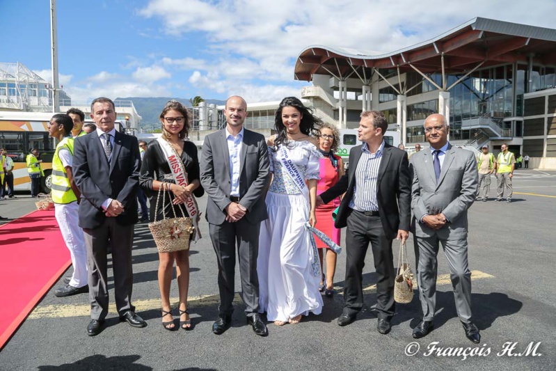 L'arrivée des candidates Miss France 2017 à La Réunion en photos