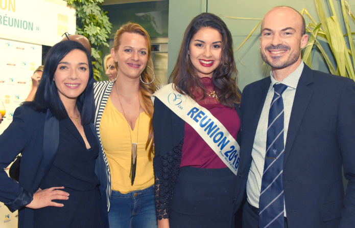 Sylvie Hoarau des Brigitte, Sarah Hugon de l'IRT, Ambre N'guyen et Willy Ethève Sylvie Hoarau des Brigitte, Sarah Hugon de l'IRT, Ambre N'guyen et Willy Ethève