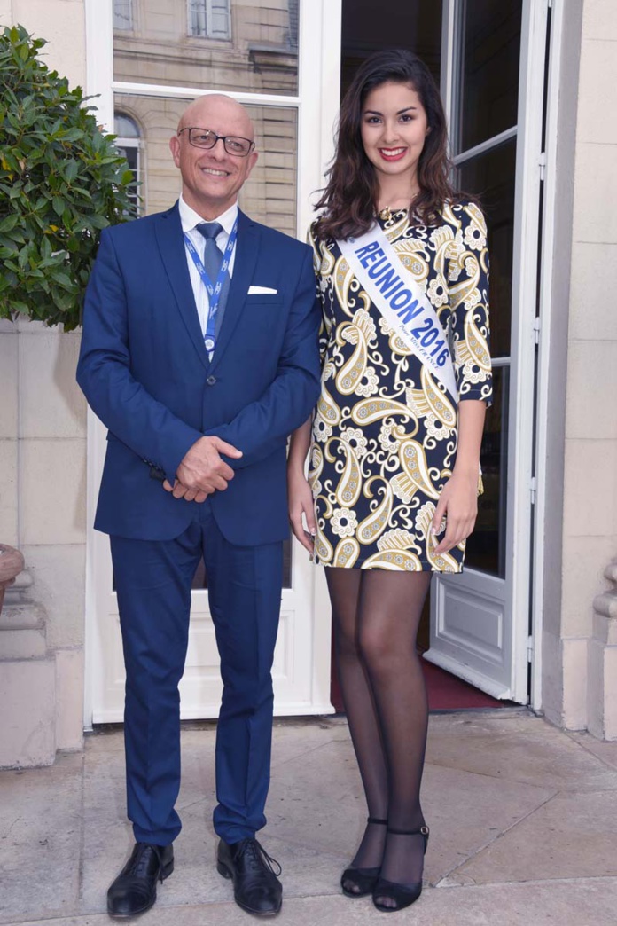 Ambre au Ministère des Outre-Mer avec Ericka Bareigts