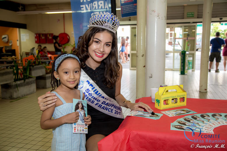 Ambre N'guyen avec Soleil Réunion au Score du Port Ambre N'guyen avec Soleil Réunion au Score du Port