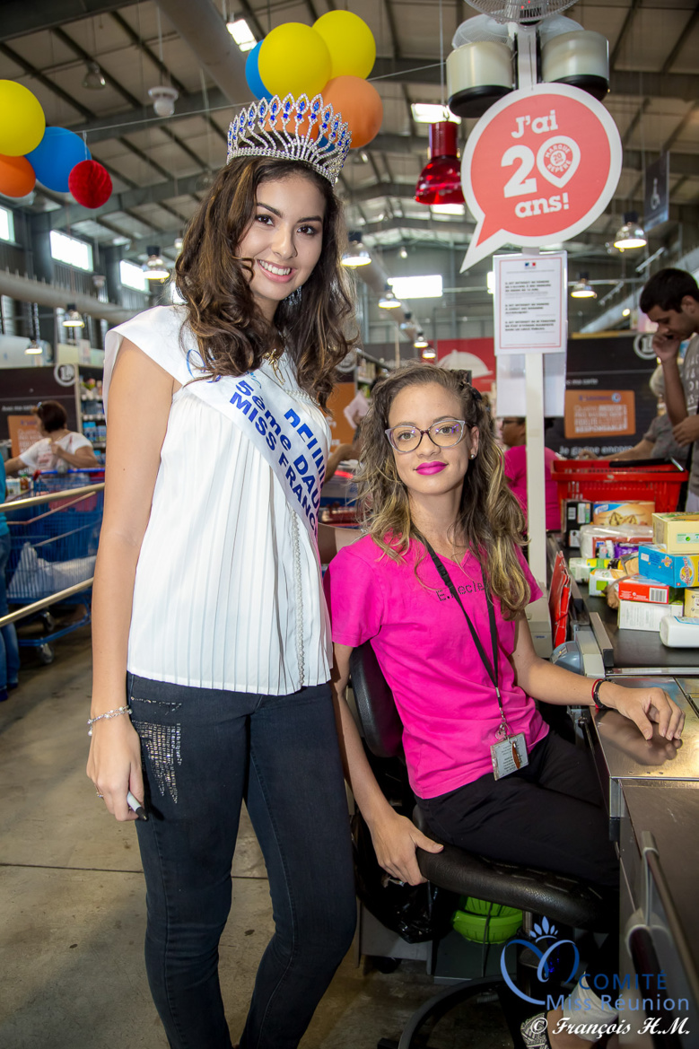 Ambre avec Soleil Réunion au Leclerc de Bras Panon Ambre avec Soleil Réunion au Leclerc de Bras Panon