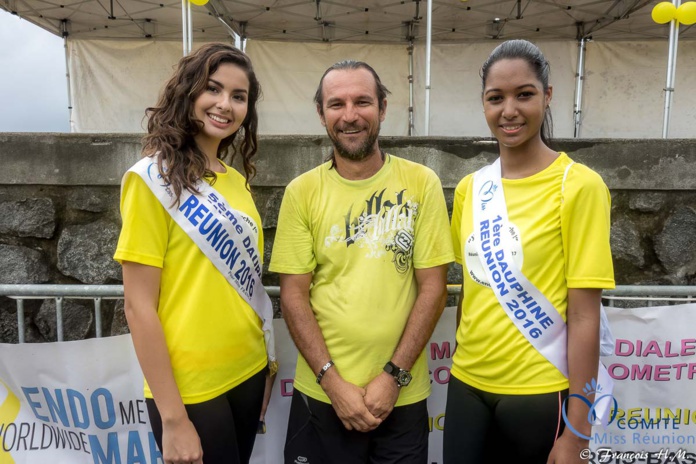 Miss Réunion a participé à l'Endomarch à Trois-Bassins