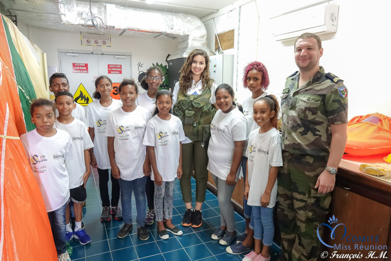 Miss Réunion avec les marmailles 1000 Sourires au DA 181
