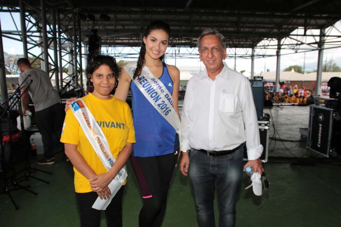 Marie-Pierre Carron, Ambre N'guyen et Aziz Patel