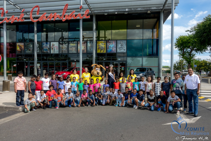 Tapis rouge à Cambaie pour les marmailles et Miss Réunion
