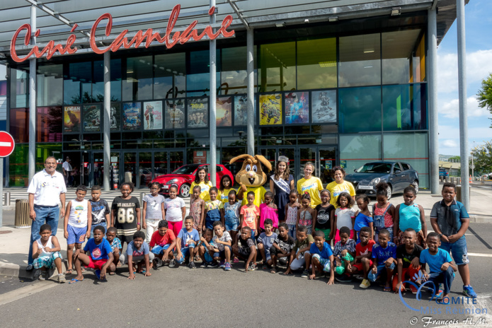 Tapis rouge à Cambaie pour les marmailles et Miss Réunion