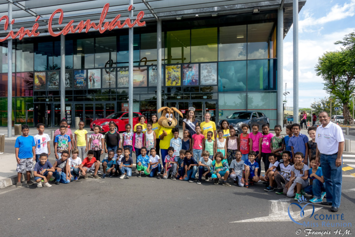 Tapis rouge à Cambaie pour les marmailles et Miss Réunion