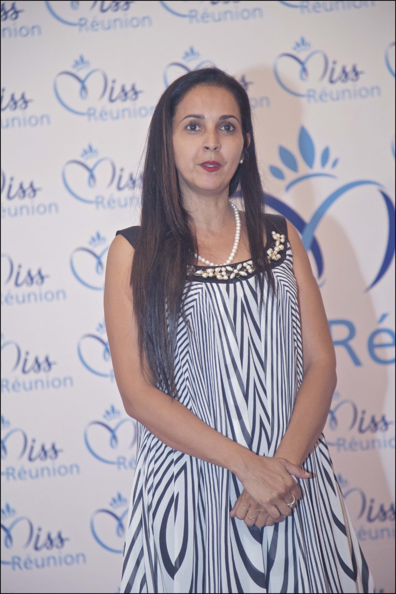 Amida Hussein, directrice Société Miss Réunion Amida Hussein, directrice Société Miss Réunion