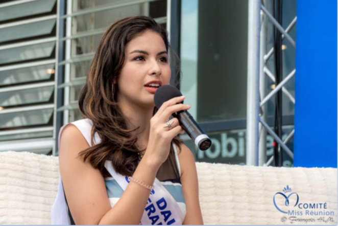 Ambre a parlé de tout son vécu Miss Réunion Ambre a parlé de tout son vécu Miss Réunion