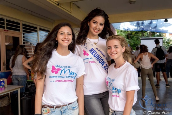 Ambre N'guyen au Lycée Levavasseur contre le cancer des enfants Ambre N'guyen au Lycée Levavasseur contre le cancer des enfants