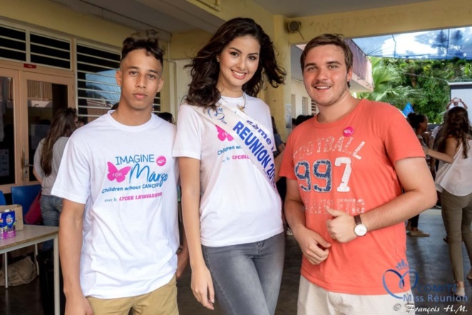 Ambre N'guyen au Lycée Levavasseur contre le cancer des enfants Ambre N'guyen au Lycée Levavasseur contre le cancer des enfants