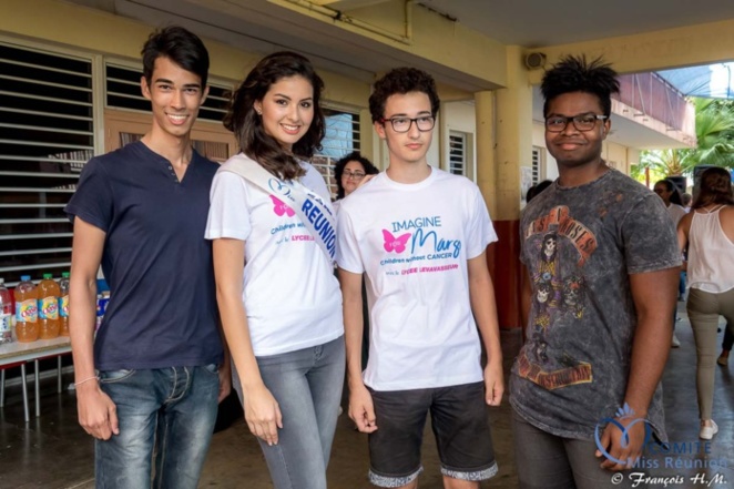 Ambre N'guyen au Lycée Levavasseur contre le cancer des enfants Ambre N'guyen au Lycée Levavasseur contre le cancer des enfants