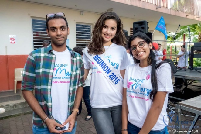 Ambre N'guyen au Lycée Levavasseur contre le cancer des enfants Ambre N'guyen au Lycée Levavasseur contre le cancer des enfants
