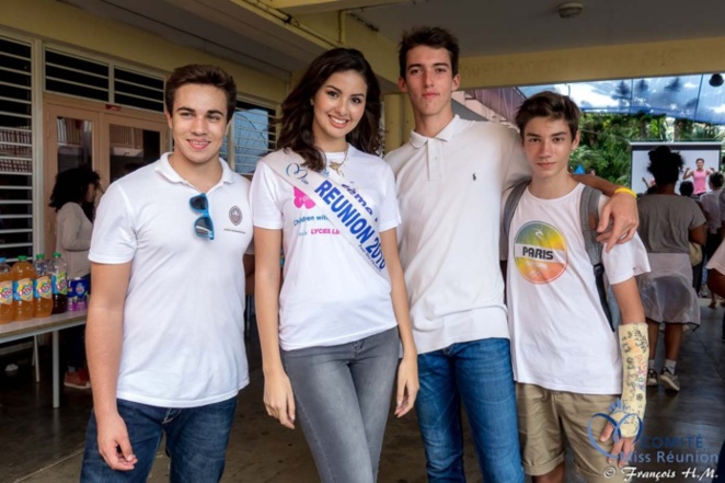 Ambre N'guyen au Lycée Levavasseur contre le cancer des enfants Ambre N'guyen au Lycée Levavasseur contre le cancer des enfants