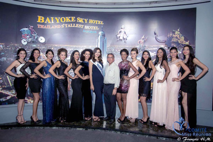 Avec Ambre N'guyen et Aziz Patel, délégué Miss France
