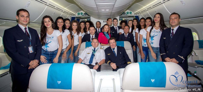 Avec tout l'équipage d'Air Austral