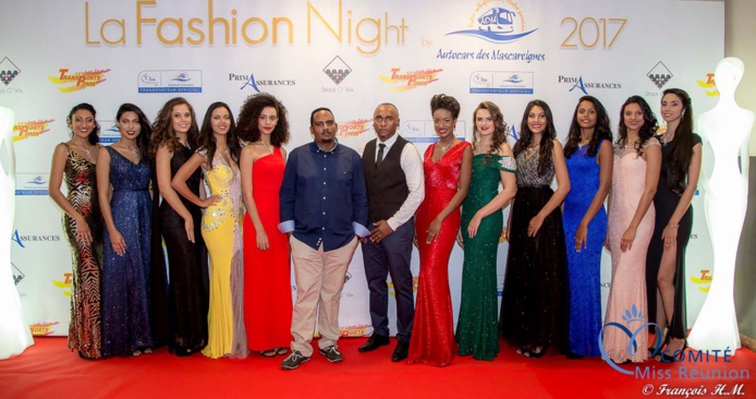 Les candidates Miss Réunion à la Fashion Night 2017