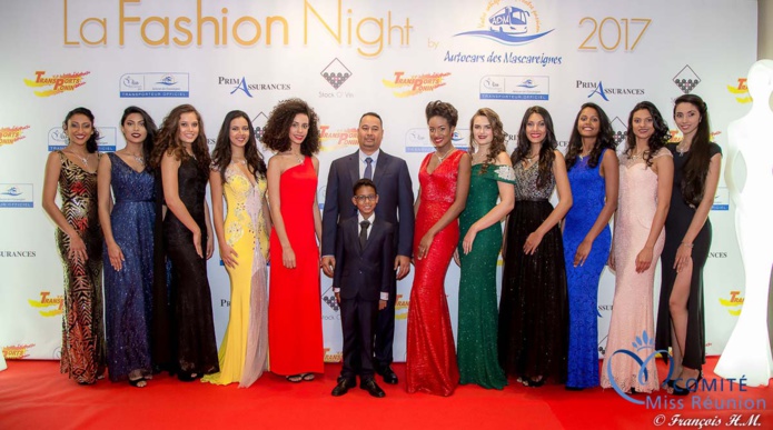 Les candidates Miss Réunion à la Fashion Night 2017