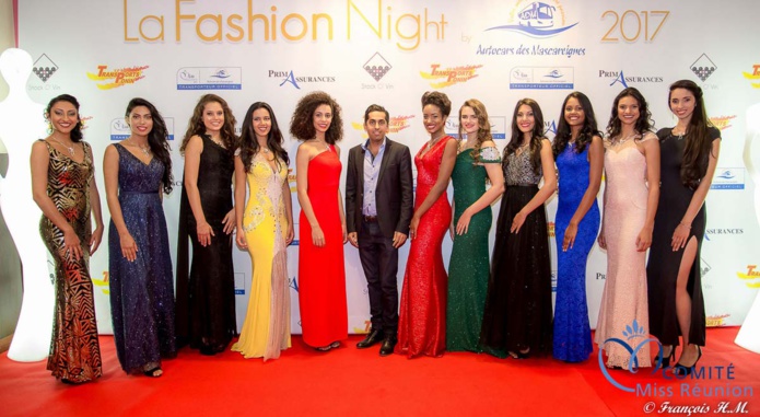 Les candidates Miss Réunion à la Fashion Night 2017