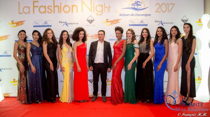 Les candidates Miss Réunion à la Fashion Night 2017