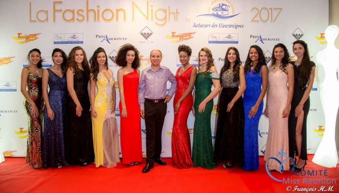 Les candidates Miss Réunion à la Fashion Night 2017