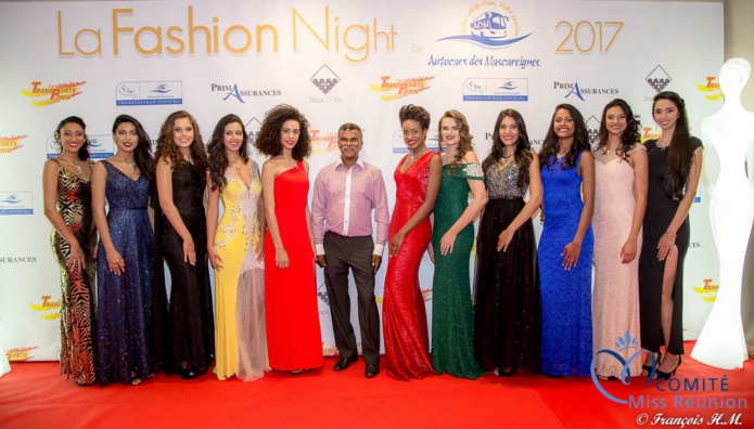 Les candidates Miss Réunion à la Fashion Night 2017