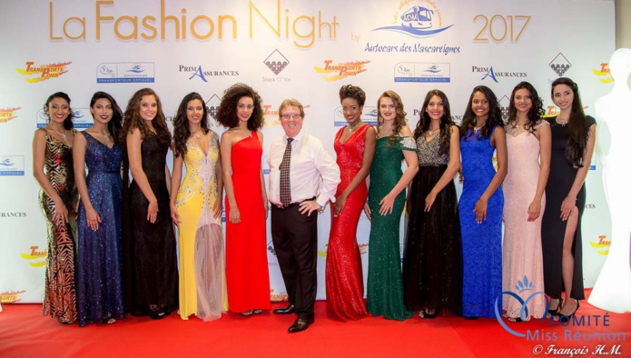 Les candidates Miss Réunion à la Fashion Night 2017