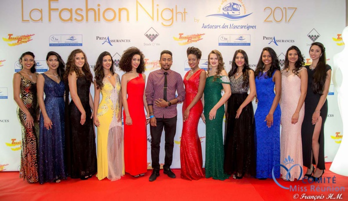 Les candidates Miss Réunion à la Fashion Night 2017
