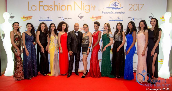 Les candidates Miss Réunion à la Fashion Night 2017