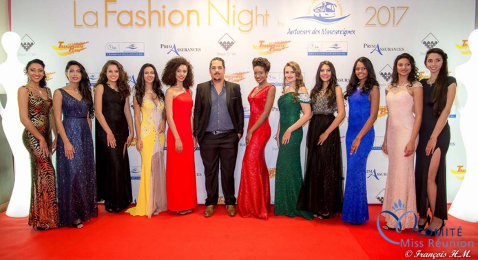 Les candidates Miss Réunion à la Fashion Night 2017