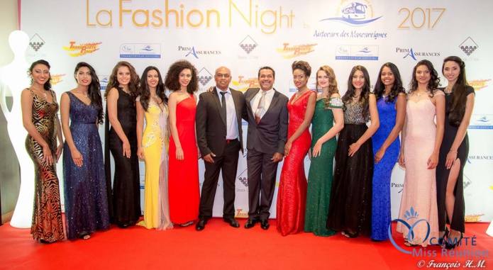 Les candidates Miss Réunion à la Fashion Night 2017