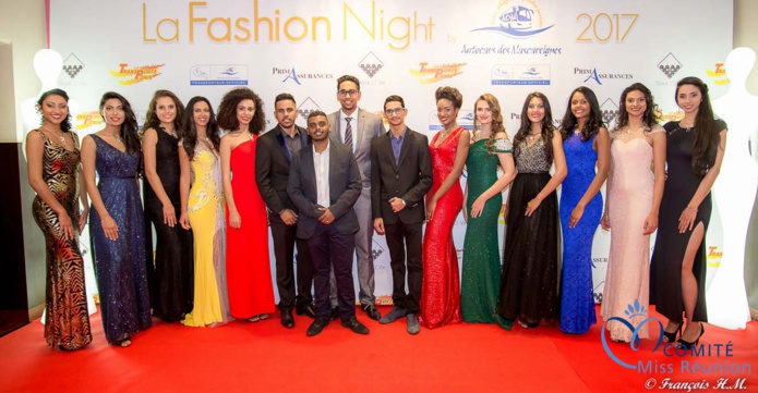 Les candidates Miss Réunion à la Fashion Night 2017
