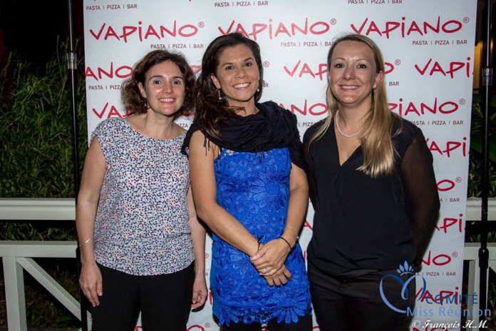 L'équipe du Vapiano, Delphine Vincent, responsable marketing, Aurore Séraphine, directrice adjointe du restaurant, et sandrine Gillotin, directrice du restaurant L'équipe du Vapiano, Delphine Vincent, responsable marketing, Aurore Séraphine, directrice adjointe du restaurant, et sandrine Gillotin, directrice du restaurant