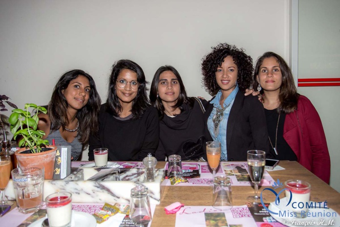 Les 12 candidates 2017 à la soirée "Ladies" du Vapiano