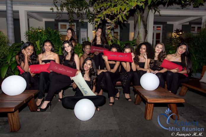 Les 12 candidates 2017 à la soirée "Ladies" du Vapiano