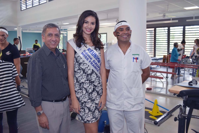 Aziz Patel, Ambre N'guyen et Jean José Maguite, cadre de santé