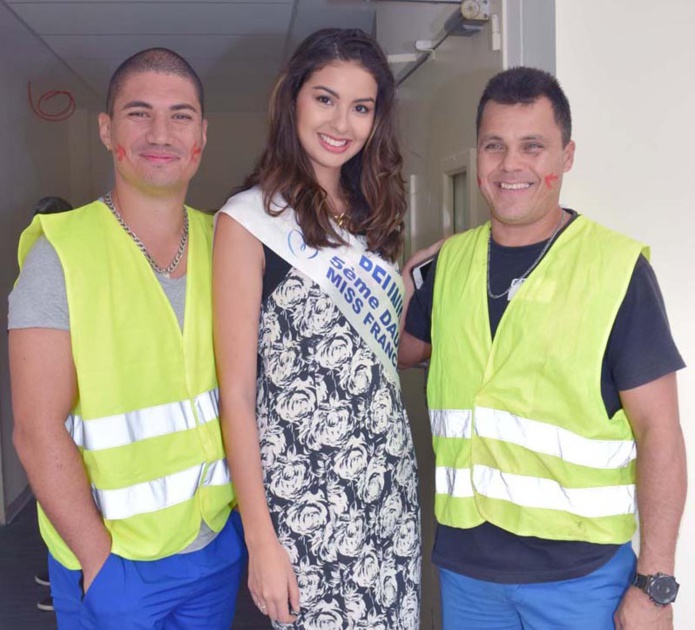 Miss Réunion à l'Hôpital du Tampon pour les Olympiades Miss Réunion à l'Hôpital du Tampon pour les Olympiades