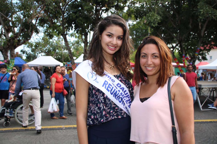 Ambre N'guyen avec Aurore Séry, adjointe au maire Ambre N'guyen avec Aurore Séry, adjointe au maire
