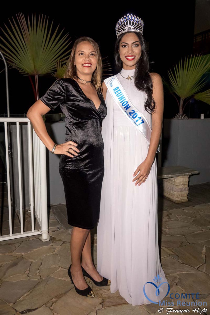 Miss Réunion 2017 et ses dauphines à la soirée Ekwalis