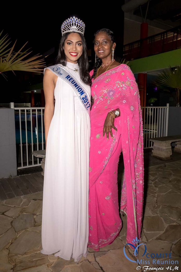 Miss Réunion 2017 et ses dauphines à la soirée Ekwalis