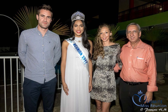 Miss Réunion 2017 et ses dauphines à la soirée Ekwalis