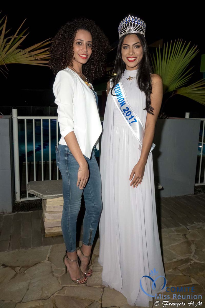 Miss Réunion 2017 et ses dauphines à la soirée Ekwalis